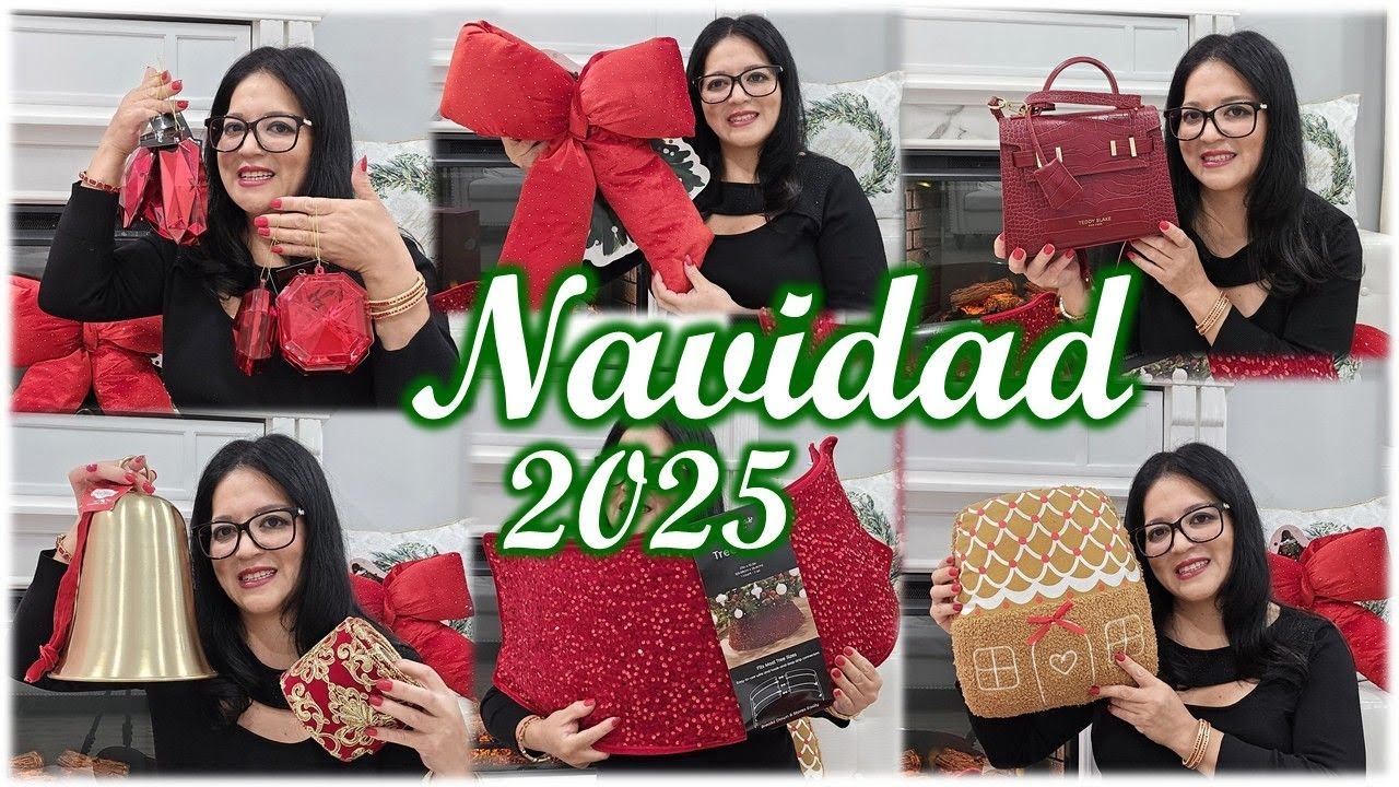 Mas compras para mi Decoracion Navideña // El Color rojo para mi Arbol De Navidad 2025? 🎄