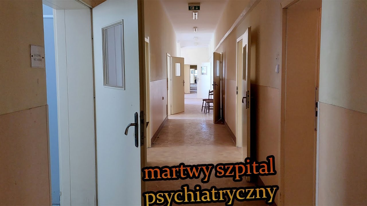 Opuszczony szpital psychiatryczny z wyposażeniem