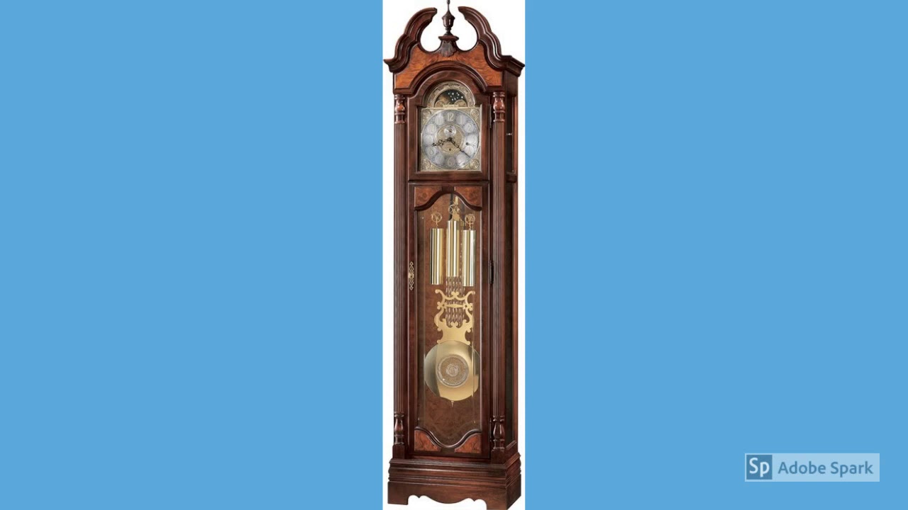 Howard Miller Langston Westminster chime floor clock YouTube