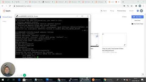 Linuxapp #4  Aktivera modulen userdir i Apache 2