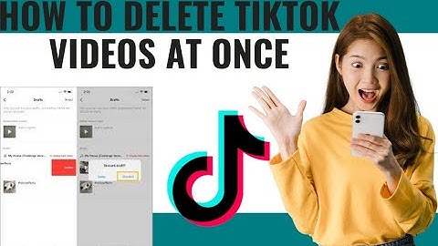 How To Delete Tiktok Videos At Once | Muhammad Asif Khan