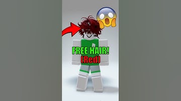 NEW Free Red UGC Hair in Roblox! (Boys & Girls) 🔥 No Robux Needed!