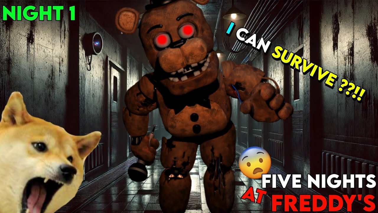 🔦 Night 1 Survival in Five Nights at Freddy's! Hindi Gameplay Adventure! 😱