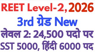 REET 2026 Notification | 3rd Grade शिक्षक भर्ती | Social Science, हिंदी, English | RSSB REET 