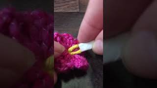 💐Crocheting a flower!! -Hitachi