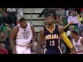 Derrick Favors and Paul George Duke it Out in Overtime Thriller