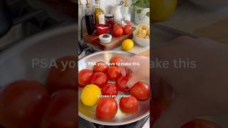 One Pan Lemon Tomato Tagliatelle