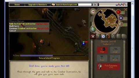 Runescape Begginers Guide - VID1 - Creating an Account and Completing Tutorial Island - PART2