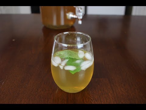 Como fazer Verde Iced Tea com Mel