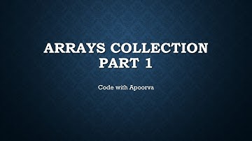 Top Interview Questions on Arrays