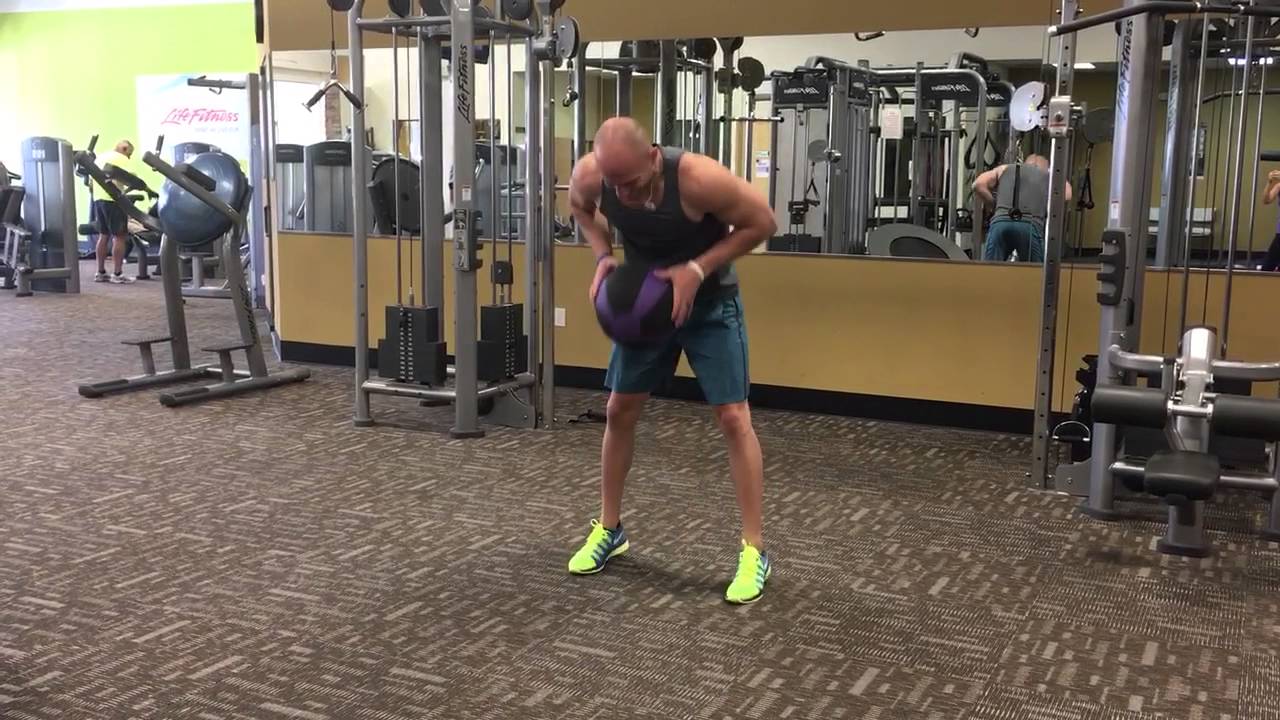 Chest Press Medicine Ball Slam YouTube