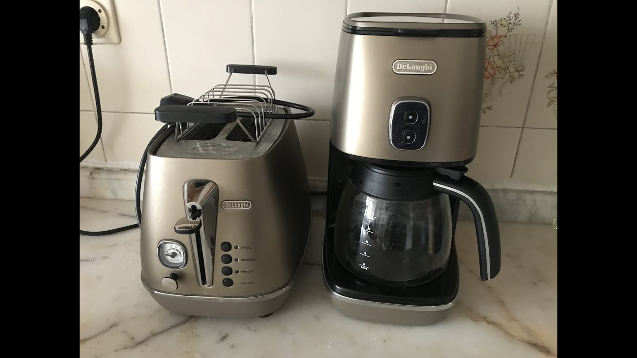 Delonghi Filtre Kahve Makinesi Ve Delonghi Ekmek Kızartma Makinesi
