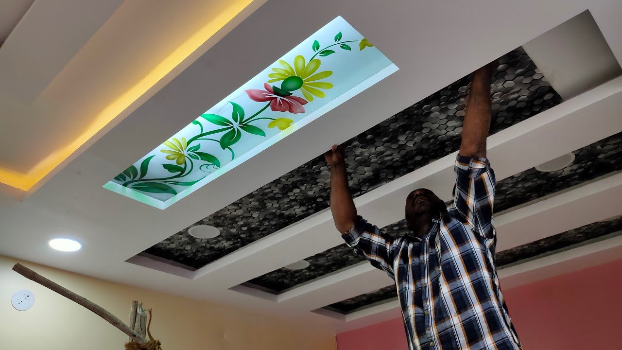 10 false ceiling wallpaper designs to glam up your ceiling  Housing News