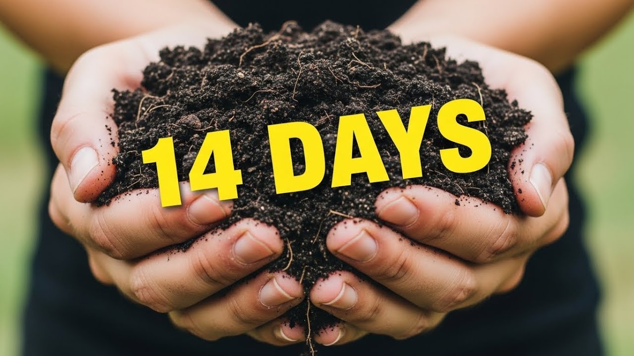 Make 'Black Gold' in 14 Days (Free Fertilizer)