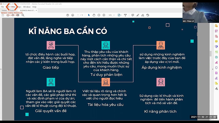 Làm thế nào để trở thành business analyst