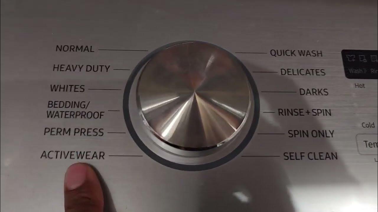 Samsung WA50R5400AV 5.0 cu ft Black Stainless Top Load Washer Review