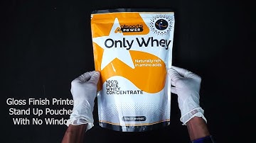 stand up packaging pouch | stand up bags without window