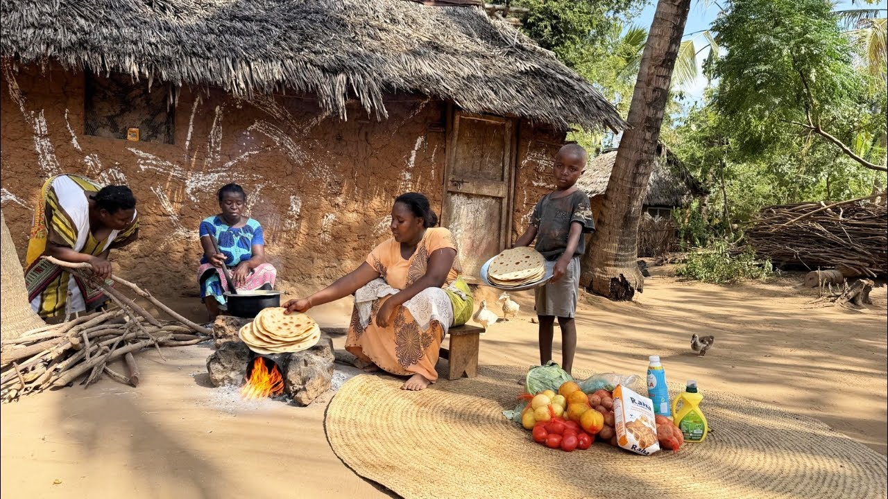 🚨❤️LIVE Village Cooking 🫓 Flaky Chapatis & Veg Stew