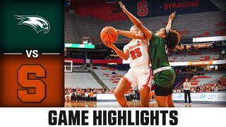 Wagner vs. Syracuse Women's Basketball Highlights (2022-23)