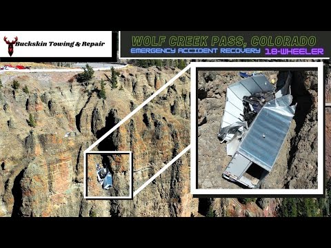 Semi Truck Wreck | Wolf Creek Pass - Cliff-Side Wreckage Recovery