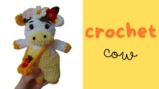 how to crochet a cow for beginners step by step part 2/ كروشيه بقرة خطوة بخطوة الجزء الثاني