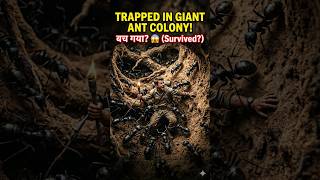 Main Cheentiyon Ki Colony Mein Phas Gaya! 🐜Tiny Man's Ultimate Escape #AntColony #MiniatureSurvival