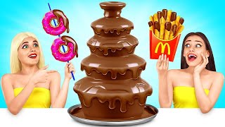 Tantangan Coklat | Perang Dapur dengan Makanan Coklat oleh Candy Show