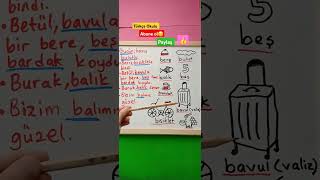 Ürkçe Öğreniyorum B Ile Başlayan Kelimeler Ürkçe 9 Yeni Kelime Lessons