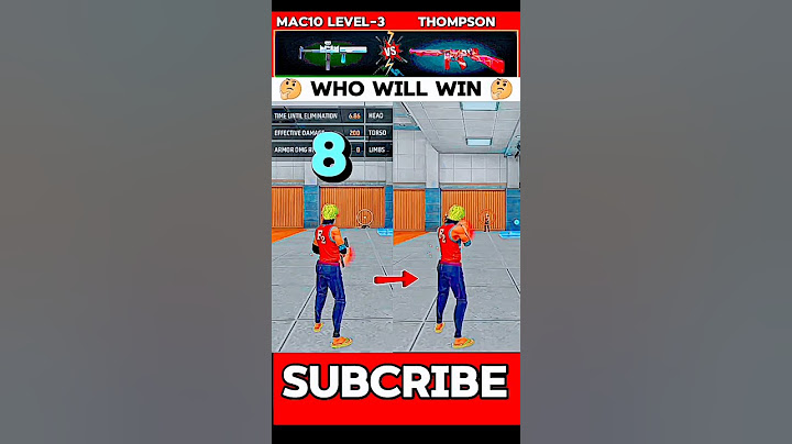 MAC10 LEVEL-3 THOMSON🔥 // FREE FIRE GUN ABILITY TEST🥵 // WHICH ONE BEST🤔 // #shortsfeed #freefire