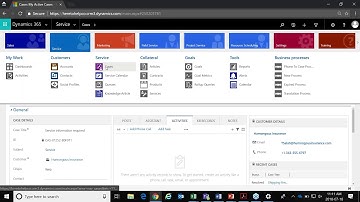 Support Tickets and Cases for Dynamics 365