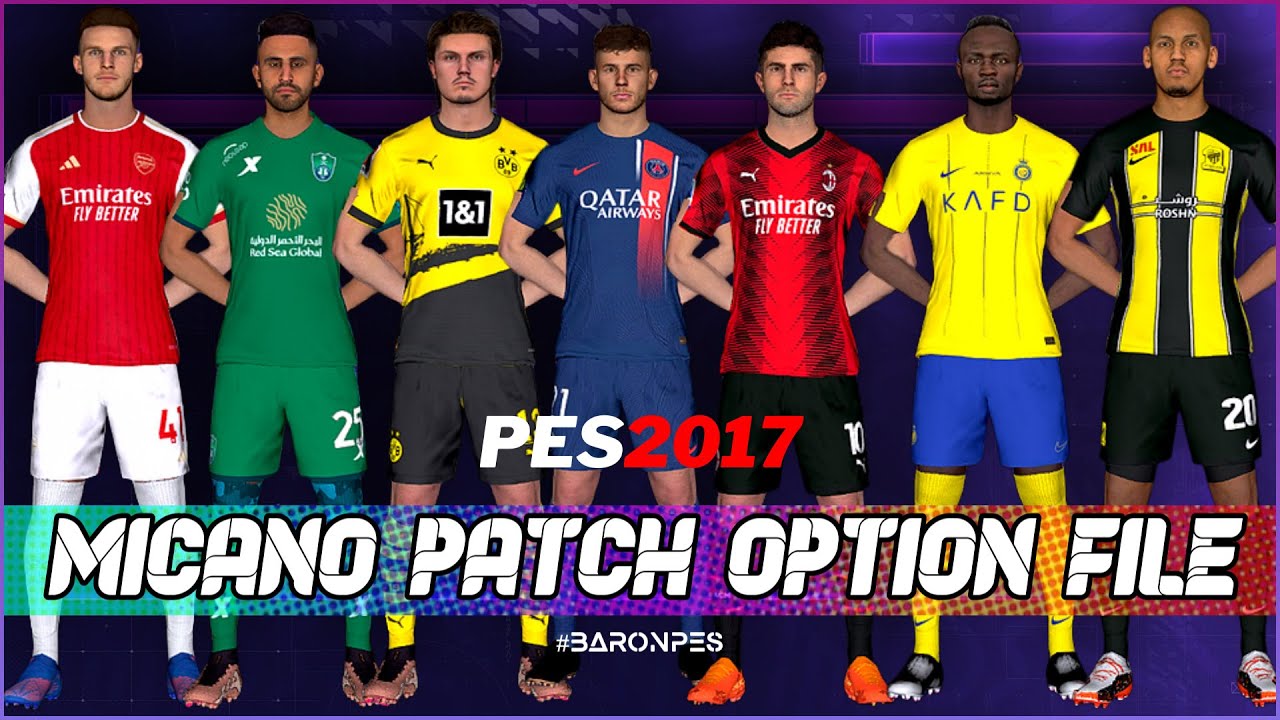 PES-FILES.RU on X: PES 2017 Kits Update Season 2023-2024 by All