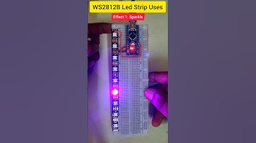 WS2812B Led Strip Uses 😮 Electronics Project 🔥🔥 #shorts #electroeshu #arduino #ws2812b #diyprojects