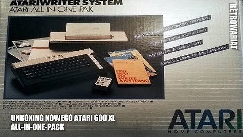 Unboxing: Nowy ATARI 600 XL All-In-One-Pack