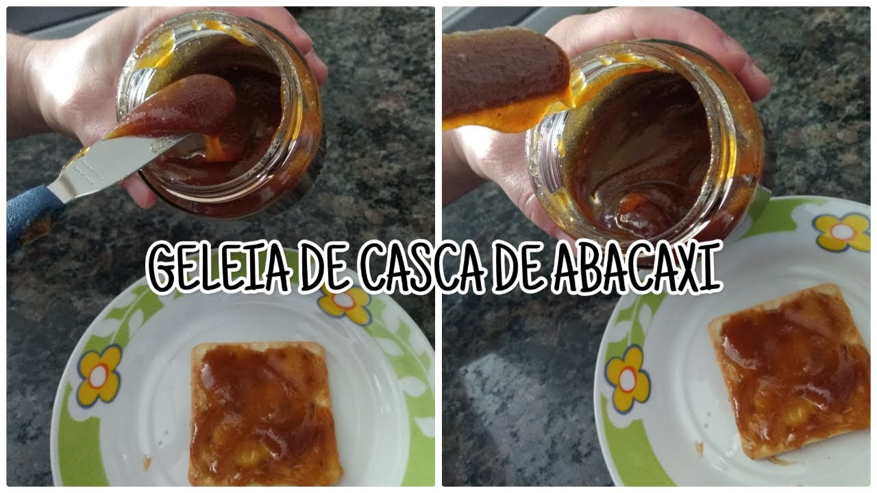 GELEIA DE CASCA DE ABACAXI