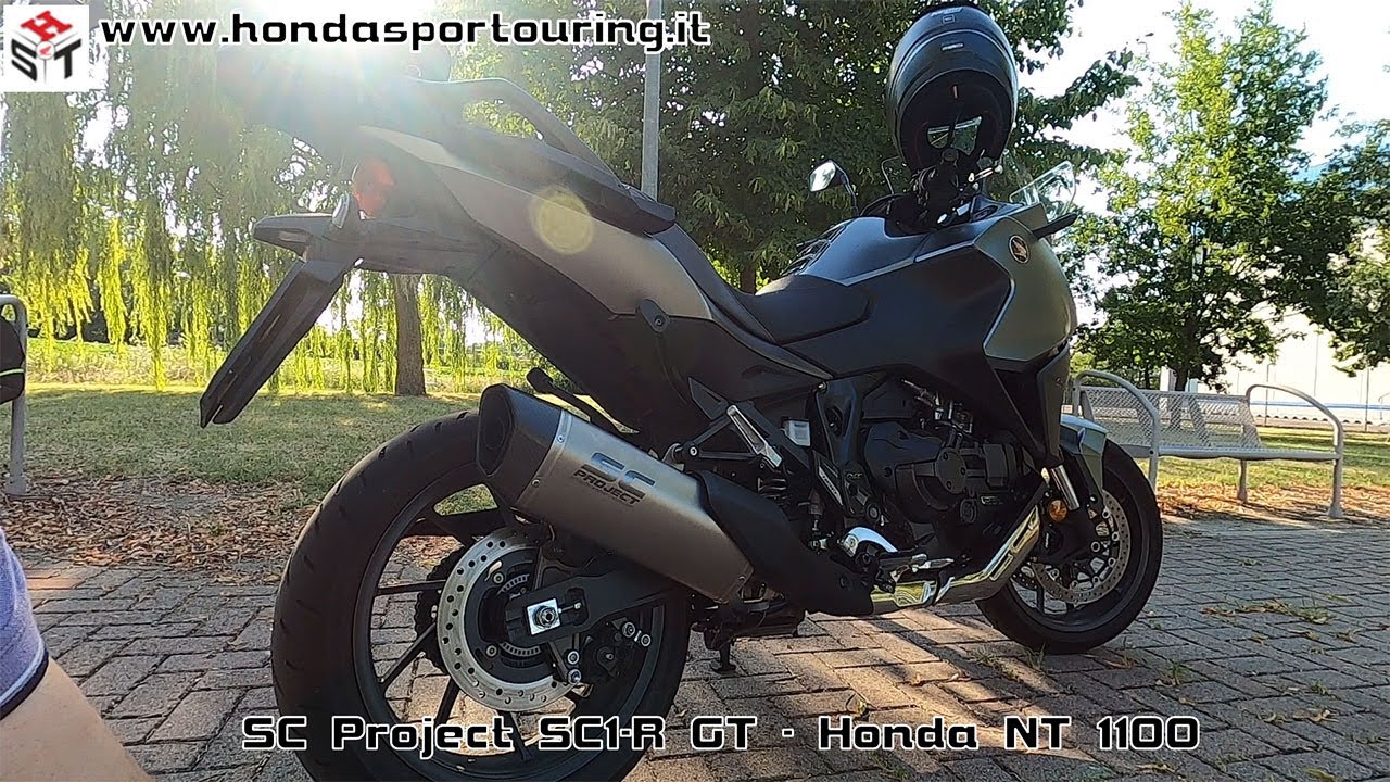 SC Project SR1 - GT Exhaust for Honda NT 1100 - YouTube