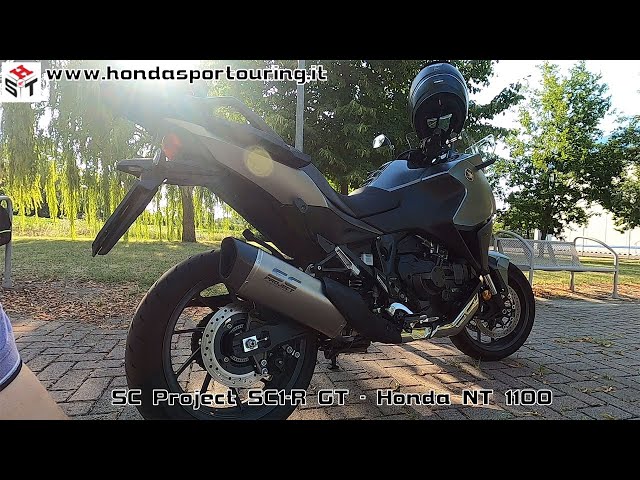 SC Project SR1 - GT Exhaust for Honda NT 1100 - YouTube