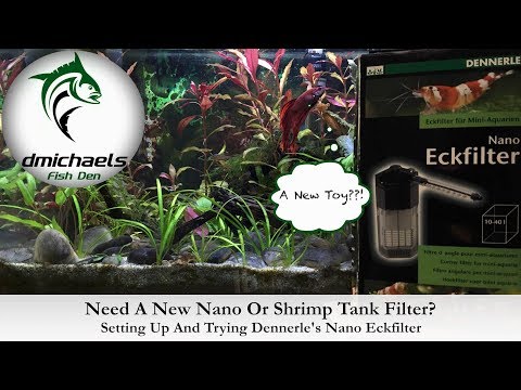 Need A Nano Tank Or Shrimp Tank Filter? The Den Tries Dennerle's Nano Eckfilter...