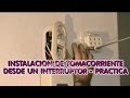 Instalacion Electrica de Tomacorriente desde un Interruptor - Practica - Parte2