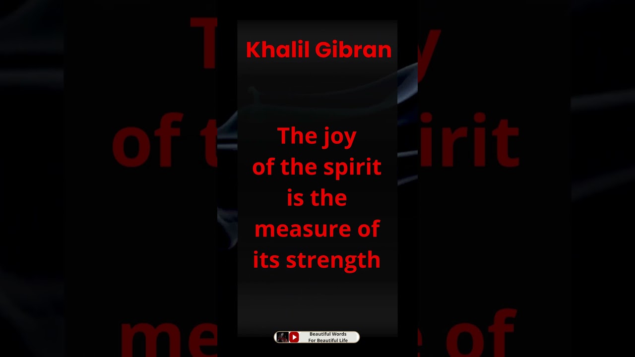 Khalil Gibran Quotes || Beautiful Words For Beautiful Life || 