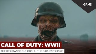 THE DARKEST SHORE - 15 MINUTES OF GAMEPLAY - Call of Duty®: WWII
Thanks to Activision, we managed to get our hands on the newest Call of Duty: WWII DLC, The Resistance DLC Pack 1. In this video, we take to The Darkest Shore, to battle a never-ending hoard of zombies.
Will you be joining The Resistance? Let us know in the comments below.
Get your hands on the newest DLC by buying the WWII Season Pass, here: http://bit.ly/2BstAVF
Subscribe for more GAME YouTube.
Follow us on:
Twitter: @GAMEdigital
Facebook: www.facebook.com/GAMEstore
Instagram: @gamedigital THE DARKEST SHORE - 15 MINUTES OF GAMEPLAY - Call of Duty®: WWII