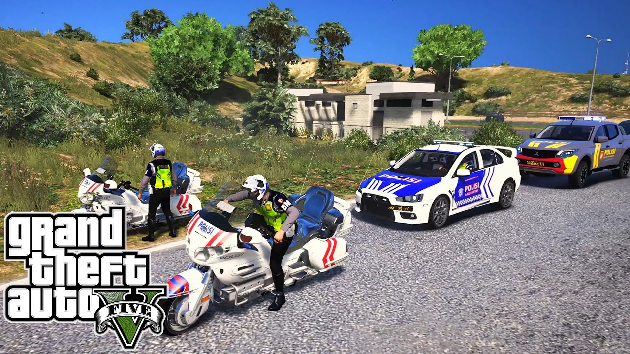 Pengawalan Ketat Konvoi Presiden Dan Jenderal Losantos || GTA 5 Mod Polisi Indonesia