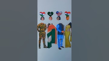 Pakistan 🇵🇰 India 🇮🇳 America 🇺🇸 || 🇮🇳 Independence Day Drawing #shorts #art #ashortaday