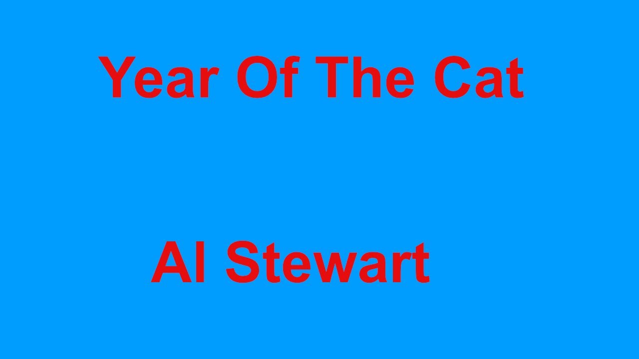 Year Of The Cat - Al Stewart - with lyrics - YouTube