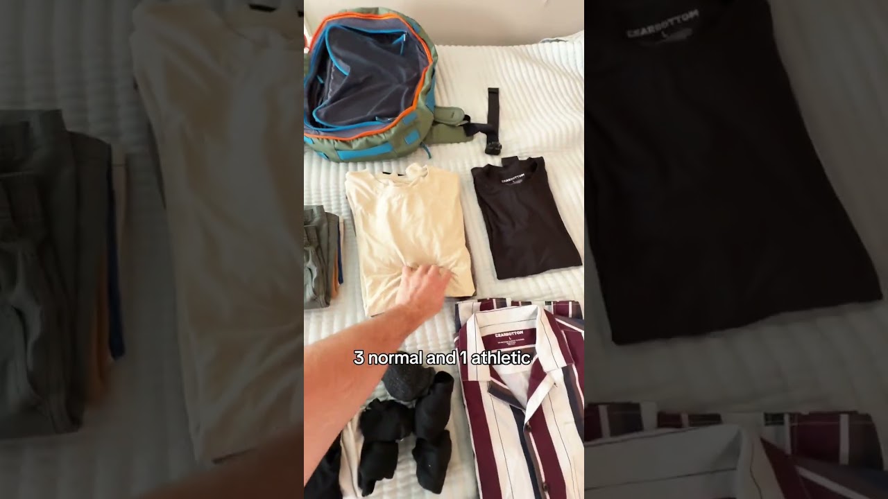 Packing 2 months of travel in 1 backpack