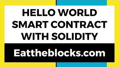Hello World Smart Contract With Solidity | Ep 2