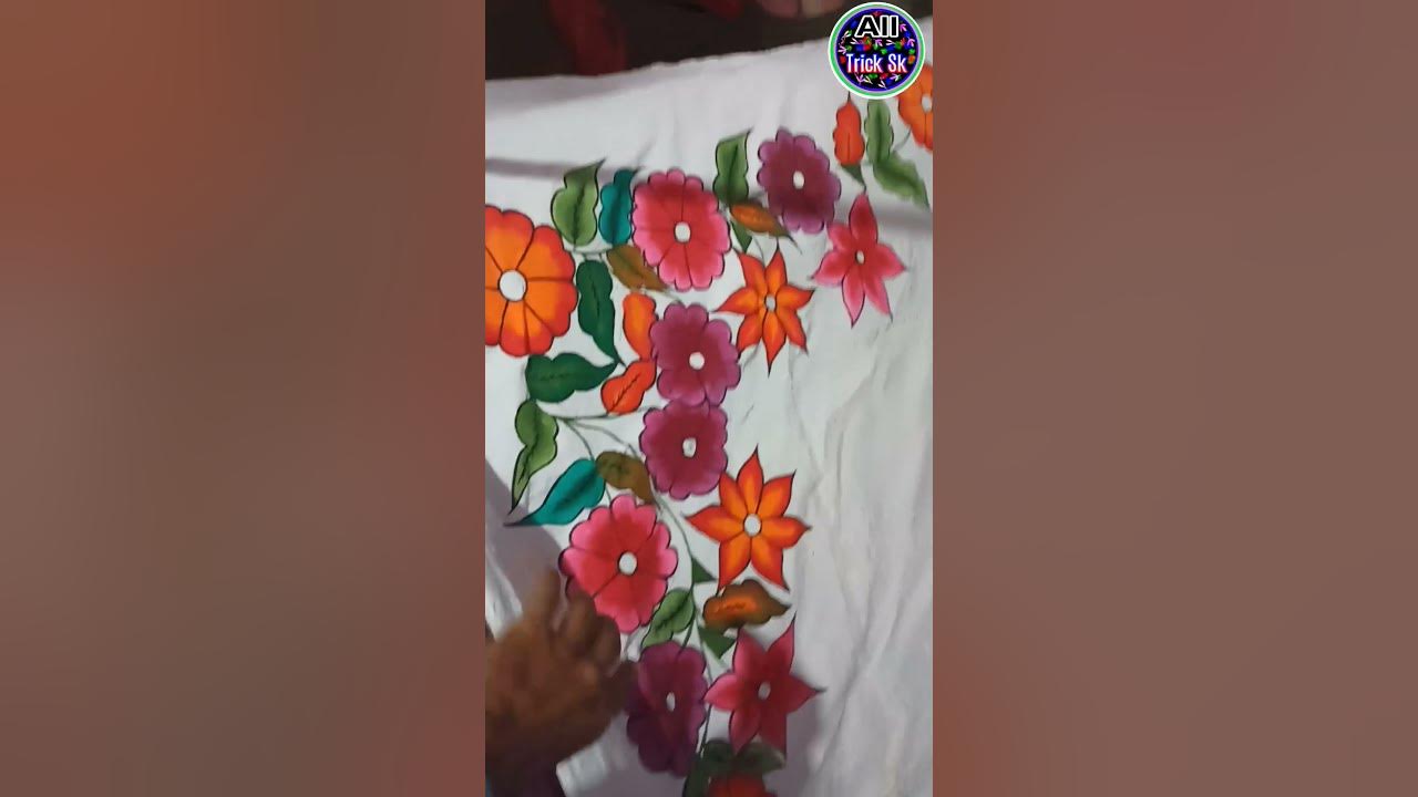 painting wala chadar ka design | bedsheet design painting rose 🌹💞🥰😍🥳💞🌹 ...