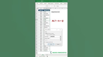 Use Advanced Filter to extract Unique Values #Shorts |