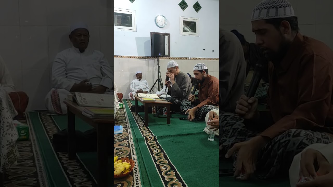 Hotmul Qur an di baca oleh sayid abu bakar bin Hb seggaf ba'agil