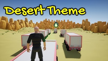 Desert World Added - UE4 Low Poly Indie Game Development