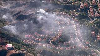 Live: Brush fire burning near Stevenson Ranch